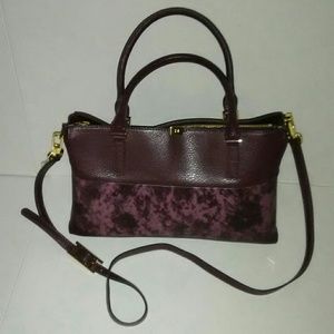 H by Halston Womens Satchel Crossbody